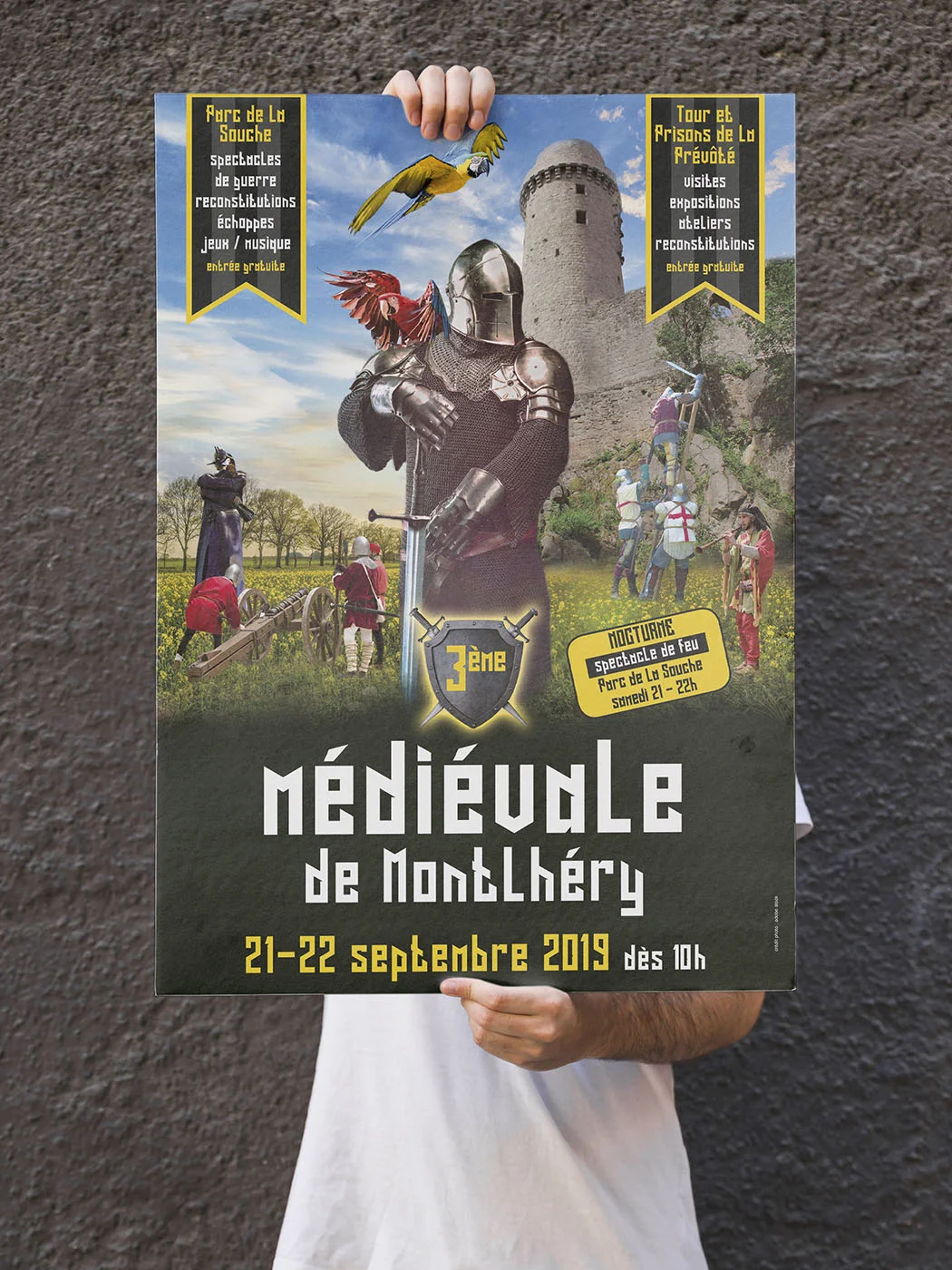 affiche médiévale de montlhéry 2018