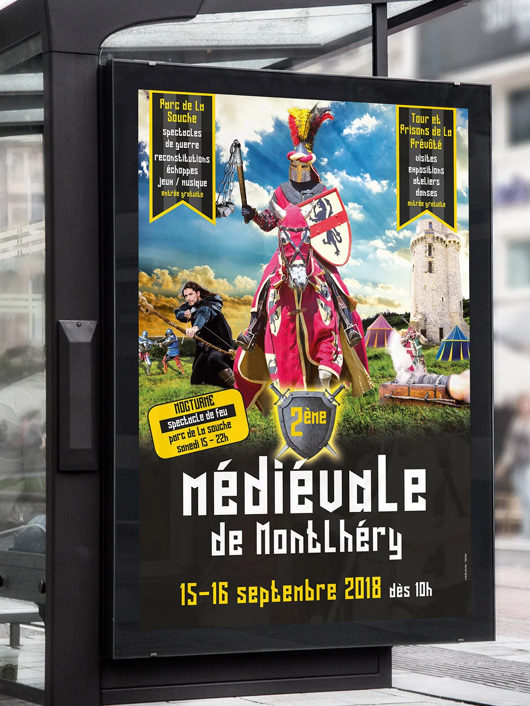 affiche médiévale montlhéry