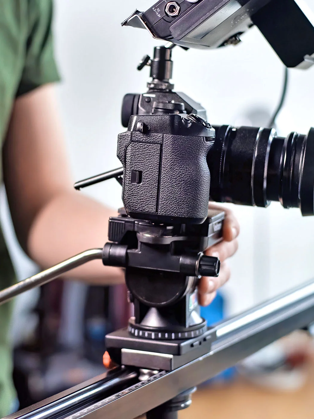 caméra sur slider