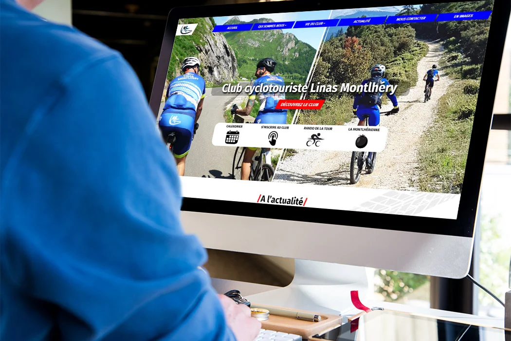 ordinateur affichant le site du CCLM